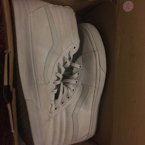 White high top vans - Picture 2 of 2